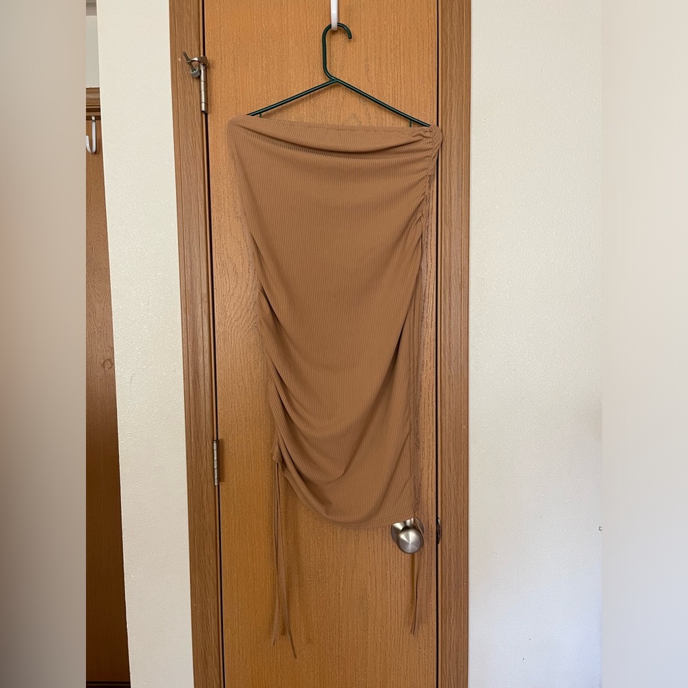 Strapless, Comfortable, Breathable, Tan/Brown